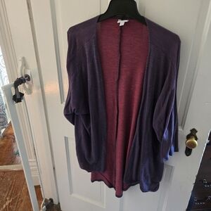 Karma Women's Purple and Red Sweater